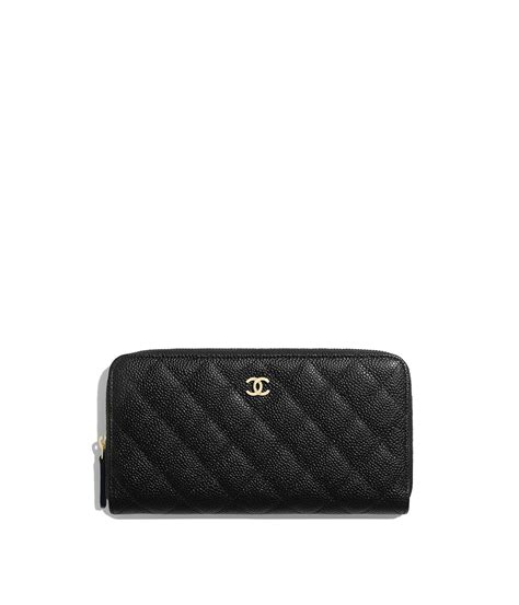 chanel cc french wallet|chanel classic long zipped wallet.